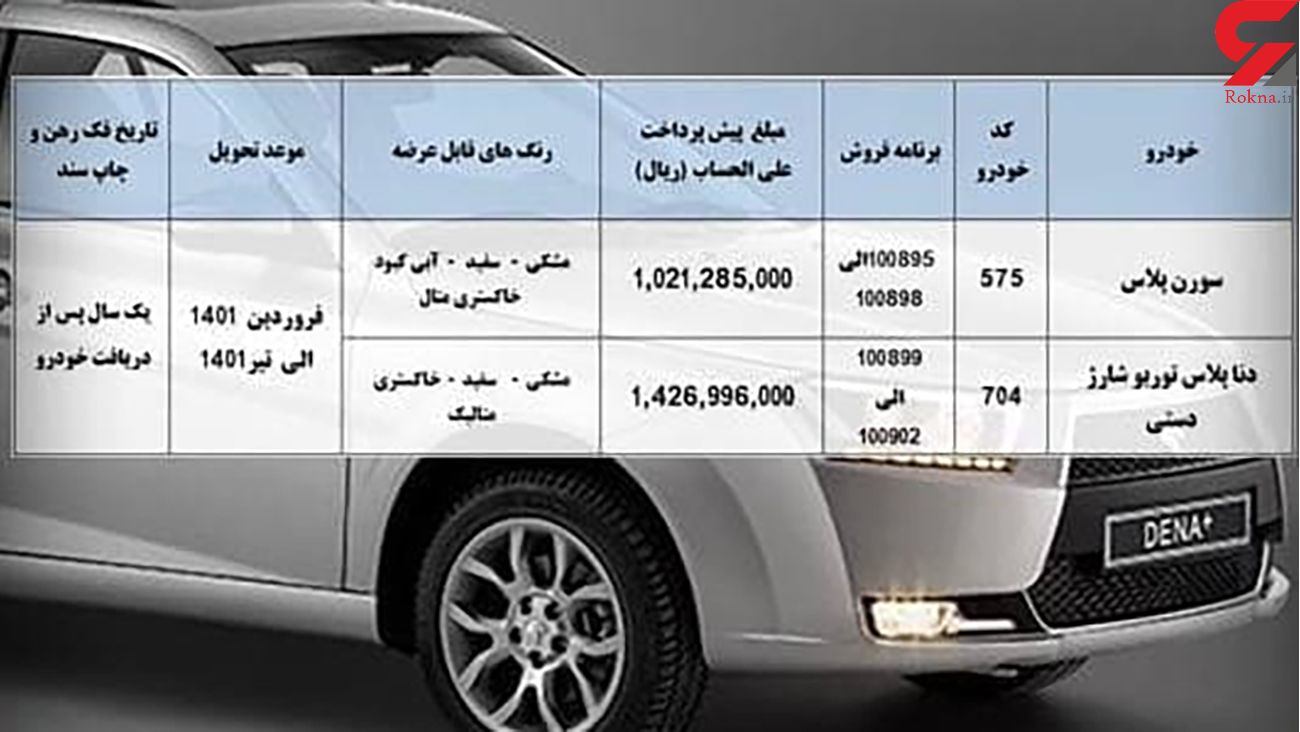 شروع پیش فروش یک ساله 2 محصول ایران خودرو از امروز شروع پیش فروش یک ساله 2 محصول ایران خودرو از امروز