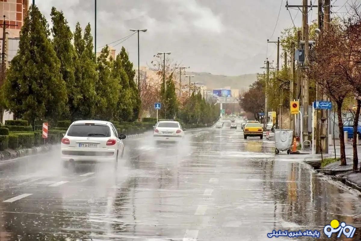 دوشنبه بارانی در این استانها دوشنبه بارانی در این استانها