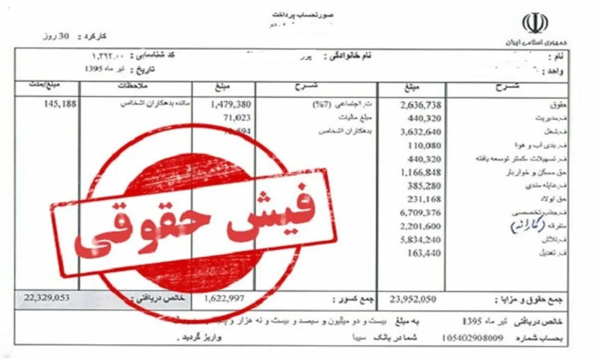بازنشستگان تامین اجتماعی در این تاریخ‌ها منتظر واریز حقوق باشند/ نحوه دریافت فیش حقوقی مرداد
